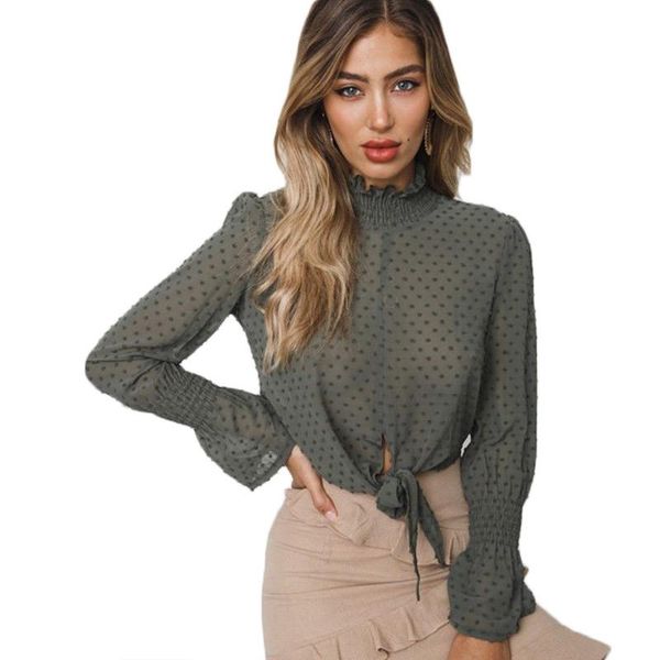 women blouses casual slim long sleeve autumn summer printed boho holiday bandage turtleneck women's & shirts, White
women blouses casual slim long sleeve autumn summer printed boho holiday bandage turtleneck women's & shirts, White