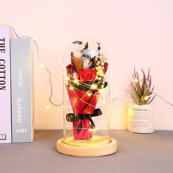 strings rose bouquet, glass cover, room decor, led night lights, mother's day gift for couples
strings rose bouquet, glass cover, room decor, led night lights, mother's day gift for couples