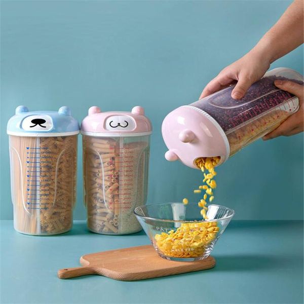 kitchen grain storage box transparent plastic compartment barrel sealed cereal containers jar household accessories bottles & jars
kitchen grain storage box transparent plastic compartment barrel sealed cereal containers jar household accessories bottles & jars