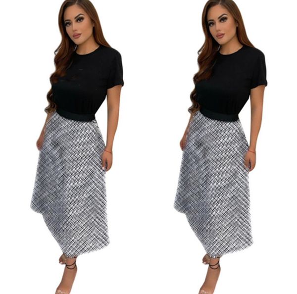 women summer dresses two piece set tracksuits jogger suit short sleeve black t+dress 2 pcs plus size s-2xl outfits casual sportswear tees +l, Gray
women summer dresses two piece set tracksuits jogger suit short sleeve black t+dress 2 pcs plus size s-2xl outfits casual sportswear tees +l, Gray