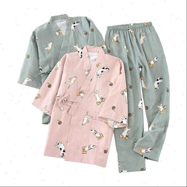 spring and fall pyjamas women sleepwear set cute cartoon kitten printed comfort gauze cotton soft thin home wear, Black;red
spring and fall pyjamas women sleepwear set cute cartoon kitten printed comfort gauze cotton soft thin home wear, Black;red