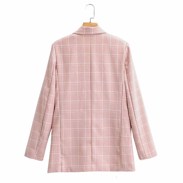 jackets pink plaid double-breasted autumn casual retro loose sweet chic female coat harajuku fashion professional women's jacket, Black;brown
jackets pink plaid double-breasted autumn casual retro loose sweet chic female coat harajuku fashion professional women's jacket, Black;brown
