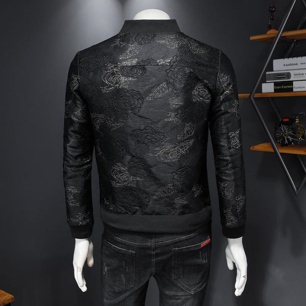 men's jackets autumn jacket casaca hombre men floral 2021 men's korean jacquard bomber print mens, Black;brown
men's jackets autumn jacket casaca hombre men floral 2021 men's korean jacquard bomber print mens, Black;brown