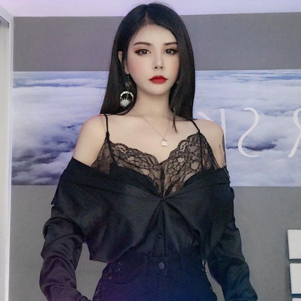 women's blouses & shirts plus size women korean fashion clothing black white long patchwork lace up fake two pieces off shoulder blouse
women's blouses & shirts plus size women korean fashion clothing black white long patchwork lace up fake two pieces off shoulder blouse