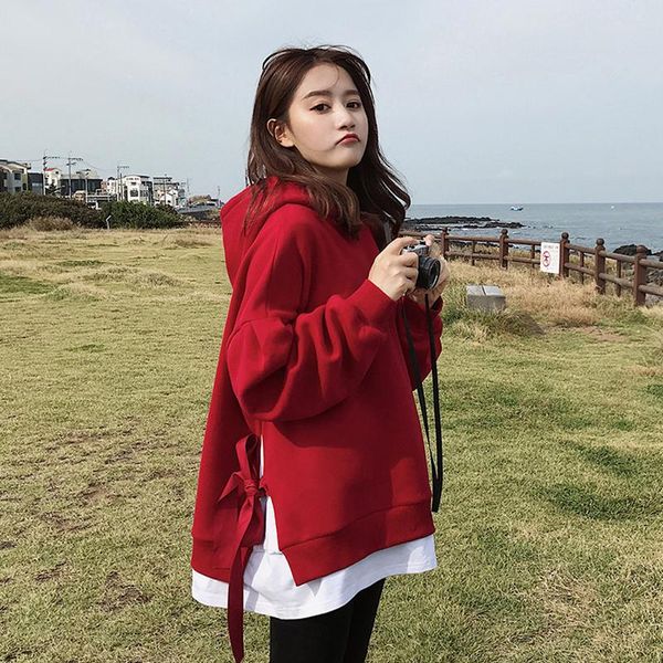 women's hoodies & sweatshirts 2021 autumn winter woman fashion hooded trendy loose korean students all-match jacket female m204, Black
women's hoodies & sweatshirts 2021 autumn winter woman fashion hooded trendy loose korean students all-match jacket female m204, Black
