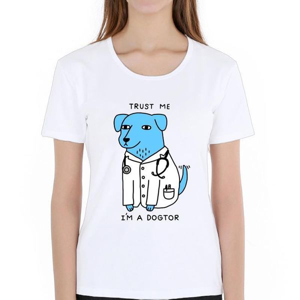 print design trust women t shirt me im a dogtor dog doctor pop funny brand punk hip hop rock, White
print design trust women t shirt me im a dogtor dog doctor pop funny brand punk hip hop rock, White