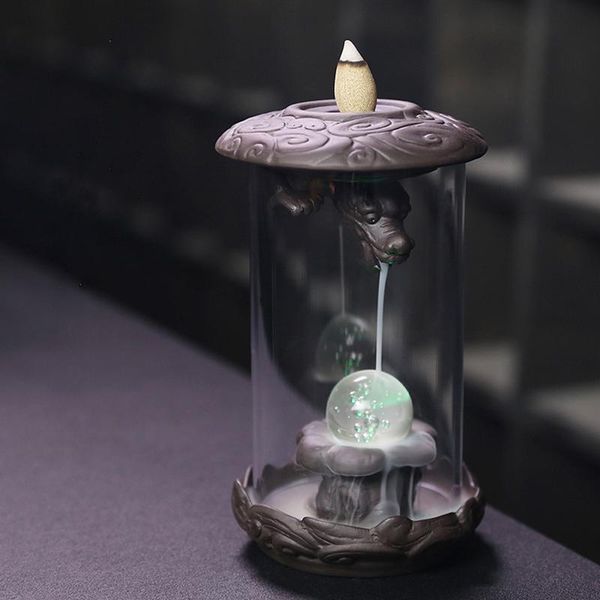 fragrance lamps handmade ceramic incense burner smoke waterfall backflow living room decor holder feng shui decoration
fragrance lamps handmade ceramic incense burner smoke waterfall backflow living room decor holder feng shui decoration