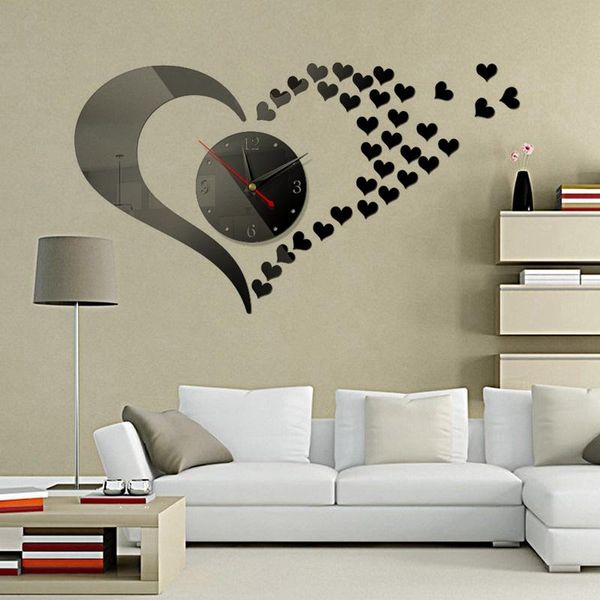 mirror wall clock modern design sticker diy heart 3d stereo mute stickers for home decoration reloj de pared clocks
mirror wall clock modern design sticker diy heart 3d stereo mute stickers for home decoration reloj de pared clocks