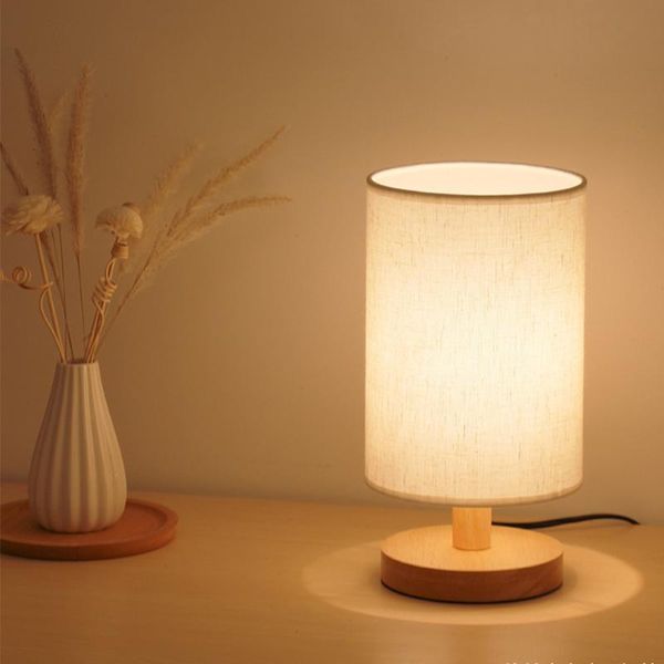 table lamps modern wood led lamp nordic solid fabric cylindrical bedroom bedside lighting fixtures
table lamps modern wood led lamp nordic solid fabric cylindrical bedroom bedside lighting fixtures