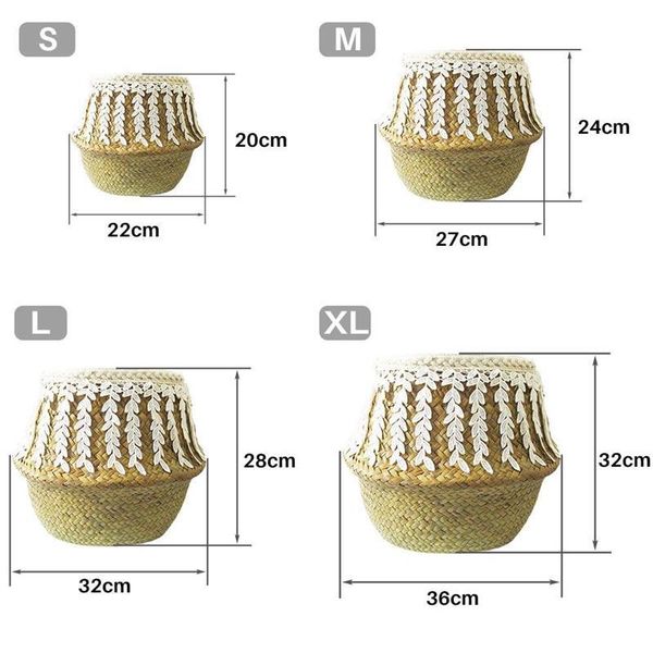 storage baskets foldable laundry straw patchwork wicker rattan seagrass belly garden flower pot planter basket home decor
storage baskets foldable laundry straw patchwork wicker rattan seagrass belly garden flower pot planter basket home decor