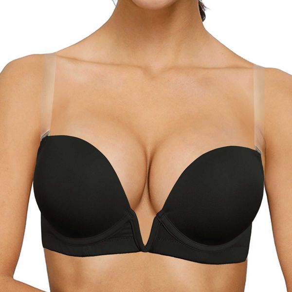 ladies everyday bras lingerie push up bra women low cup plunge silicone ultra padded underwire underwear plus size 210623, Red;black
ladies everyday bras lingerie push up bra women low cup plunge silicone ultra padded underwire underwear plus size 210623, Red;black