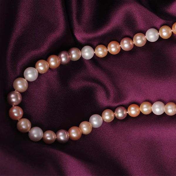 chains artificial farming real pearl necklace 8-9mm round freshwater finished jewelry for woman, Silver 
chains artificial farming real pearl necklace 8-9mm round freshwater finished jewelry for woman, Silver