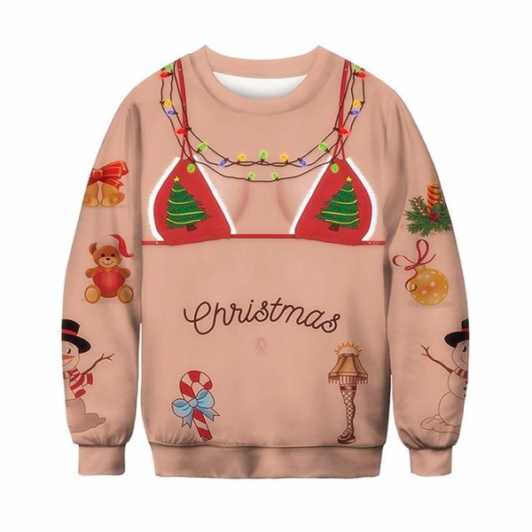 women's sweaters ugly christmas sweater women jumper funny printed sweatshirt pullover autumn winter knitted oversized clothes xxxl, White;black
women's sweaters ugly christmas sweater women jumper funny printed sweatshirt pullover autumn winter knitted oversized clothes xxxl, White;black