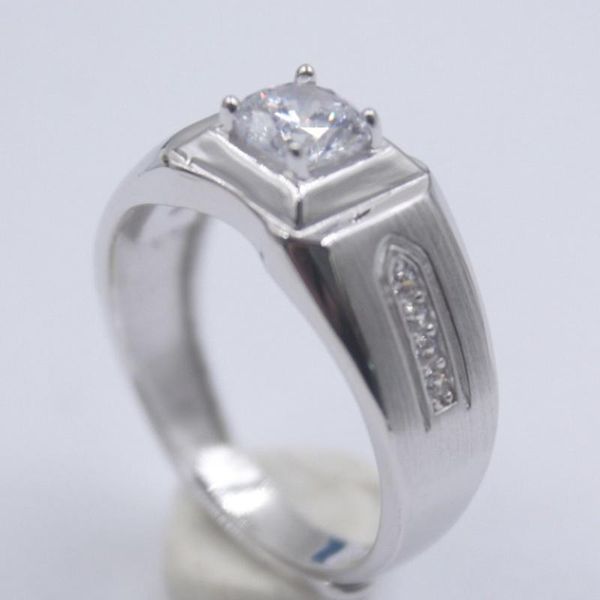 cluster rings 925 sterling silver men's diamond ring domineering personality brushed simulation wedding internet celebrity style, Golden;silver
cluster rings 925 sterling silver men's diamond ring domineering personality brushed simulation wedding internet celebrity style, Golden;silver