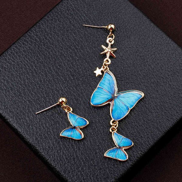 simple japanese and korean butterfly earrings temperament blue summer light luxury refreshing asymmetric fashion women, Silver
simple japanese and korean butterfly earrings temperament blue summer light luxury refreshing asymmetric fashion women, Silver