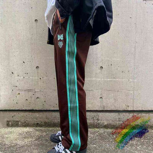 girls dont cry awge needl sweat men women jogger side webbing striped needl trousers butterfly embroidery awge, Black
girls dont cry awge needl sweat men women jogger side webbing striped needl trousers butterfly embroidery awge, Black