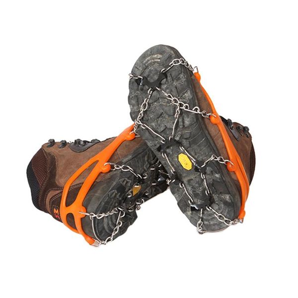 pair 8 tooth climbing shoe covers spikes grips anti-skid outdoor camping snow cleats crampons mountaineering equipment(orange disposable
pair 8 tooth climbing shoe covers spikes grips anti-skid outdoor camping snow cleats crampons mountaineering equipment(orange disposable