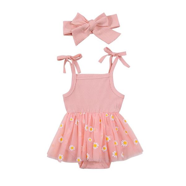 girl's dresses 2pcs baby girls summer romper dress cute tie strap sleeveless daisy print tutu with headband set clothes, Red;yellow
girl's dresses 2pcs baby girls summer romper dress cute tie strap sleeveless daisy print tutu with headband set clothes, Red;yellow