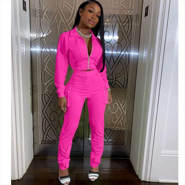 two piece set tracksuit autumn womenpant clothes zipper long sleeve short jacket and pants jogger suit outfits sweatsuit, White
two piece set tracksuit autumn womenpant clothes zipper long sleeve short jacket and pants jogger suit outfits sweatsuit, White