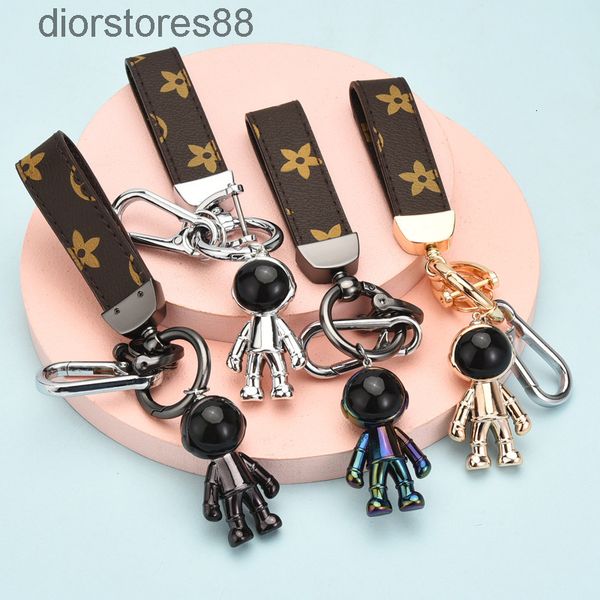 key chain cartoon acrylic astronaut creative simple old flower leather men's car pendant bag lanyard, Silver
key chain cartoon acrylic astronaut creative simple old flower leather men's car pendant bag lanyard, Silver