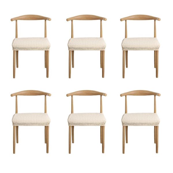 6pcs reusable home decor easy install seat cover high stretch dining chair jacquard weave polyester removable soft washable covers
6pcs reusable home decor easy install seat cover high stretch dining chair jacquard weave polyester removable soft washable covers