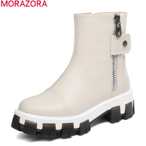 boots morazora 2021 big size 34-43 fashion women brand genuine leather comfortable square heels round toe casual shoes, Black
boots morazora 2021 big size 34-43 fashion women brand genuine leather comfortable square heels round toe casual shoes, Black