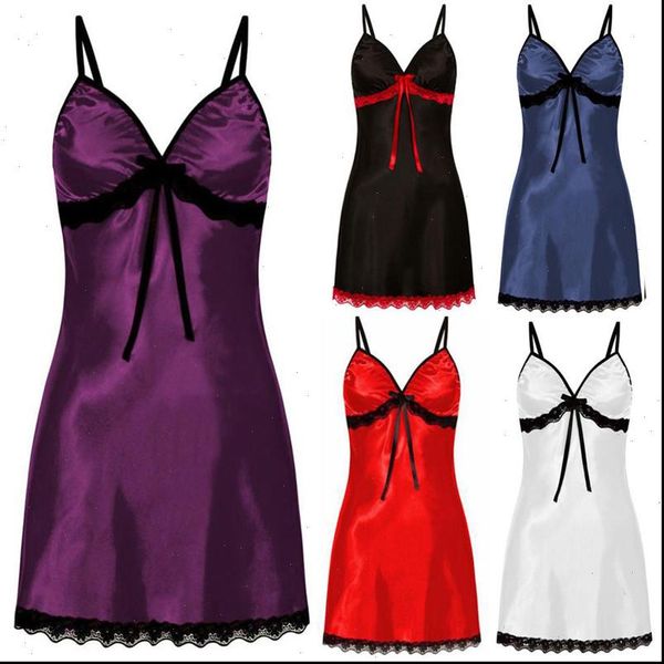 womens dress women lace silk satin nightdress sleeveless nighties plus size 3xl sleepwear nightwear v neck nightgown porno sleep, Black;gray
womens dress women lace silk satin nightdress sleeveless nighties plus size 3xl sleepwear nightwear v neck nightgown porno sleep, Black;gray