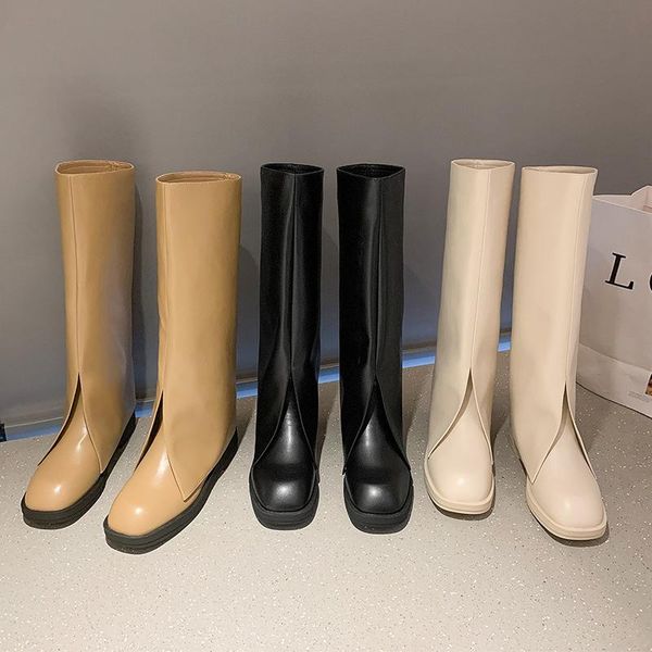 boots 2021 brand fashion women's knee high chunky heels vintage female booties street riding long retro lady shoes, Black
boots 2021 brand fashion women's knee high chunky heels vintage female booties street riding long retro lady shoes, Black