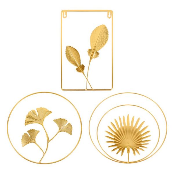 decorative objects & figurines 3pcs frame iron art leaves hanging decor delicate ornament wall hangings
decorative objects & figurines 3pcs frame iron art leaves hanging decor delicate ornament wall hangings