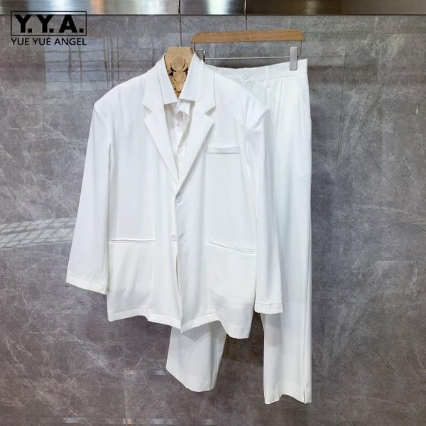 women's two piece pants british style casual loose mens suits sets high street solid single breasted blouse fashion 2021 autumn two-pie, White
women's two piece pants british style casual loose mens suits sets high street solid single breasted blouse fashion 2021 autumn two-pie, White