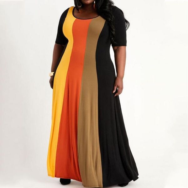 plus size dresses l-4xl women's clothing boho maxi dress ladies fashion o-neck casual short sleeve summer vestidos large 3xl, Black
plus size dresses l-4xl women's clothing boho maxi dress ladies fashion o-neck casual short sleeve summer vestidos large 3xl, Black