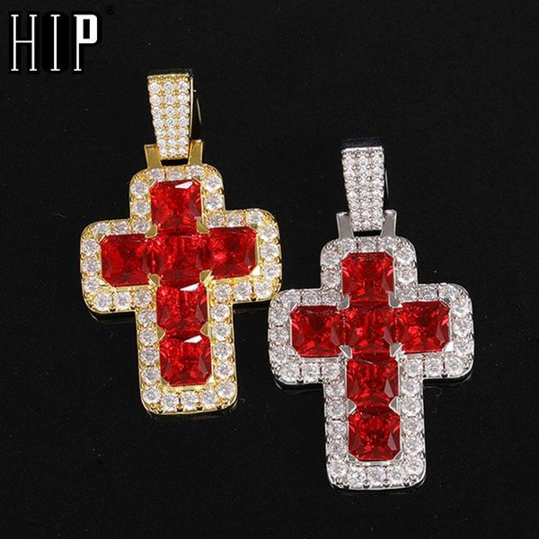 hip hop red crystal cross iced out bling cubic zircon + cz necklaces & pendants for men women jewelry with solid back pendant, Silver
hip hop red crystal cross iced out bling cubic zircon + cz necklaces & pendants for men women jewelry with solid back pendant, Silver