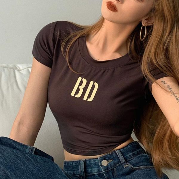 o-neck letter print t-shirt woman's fashion tight-fitting blouse women's simple basic short-sleeved women 2021, White
o-neck letter print t-shirt woman's fashion tight-fitting blouse women's simple basic short-sleeved women 2021, White