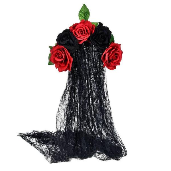 hair accessories sugarbay day of dead headband bride veil fancy dress costume halloween headwear party black rose flower hairband
hair accessories sugarbay day of dead headband bride veil fancy dress costume halloween headwear party black rose flower hairband