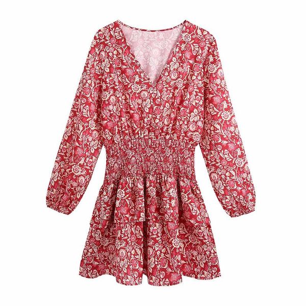 casual dresses puwd sweet women fold red print mini dress 2021 summer fashion female slim long sleeve ladies pleated v neck, Black;gray
casual dresses puwd sweet women fold red print mini dress 2021 summer fashion female slim long sleeve ladies pleated v neck, Black;gray