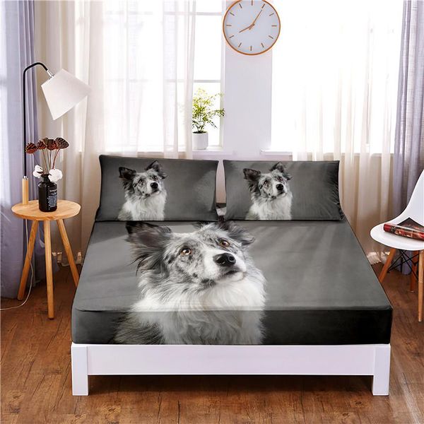 sheets & sets beautiful dog digital printed 3pc polyester fitted sheet mattress cover four corners with elastic band bed cases
sheets & sets beautiful dog digital printed 3pc polyester fitted sheet mattress cover four corners with elastic band bed cases