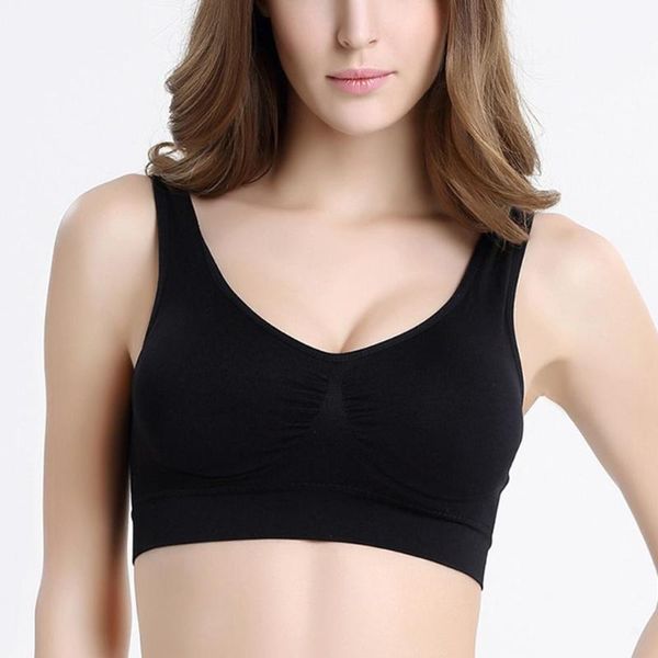 gym clothing fashion women single layer seamless bra wireless sports yoga shapewear crop push up sport, White;black
gym clothing fashion women single layer seamless bra wireless sports yoga shapewear crop push up sport, White;black