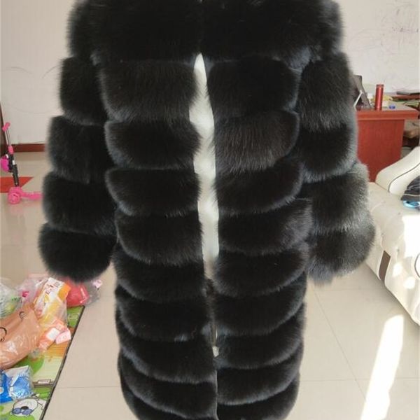 brand black fur coat winter warm clothes fashion style real natural 211220
brand black fur coat winter warm clothes fashion style real natural 211220