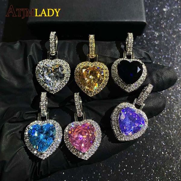 chains 2021 summer 6 color heart pendant necklace iced out bling cubic zirconia hip hop fashion classic jewelry gift for women, Silver
chains 2021 summer 6 color heart pendant necklace iced out bling cubic zirconia hip hop fashion classic jewelry gift for women, Silver
