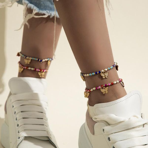 anklets bohemian handmade beaded anklet for women colorful stretch summer beach ankle bracelet on the leg foot jewelry, Red;blue
anklets bohemian handmade beaded anklet for women colorful stretch summer beach ankle bracelet on the leg foot jewelry, Red;blue