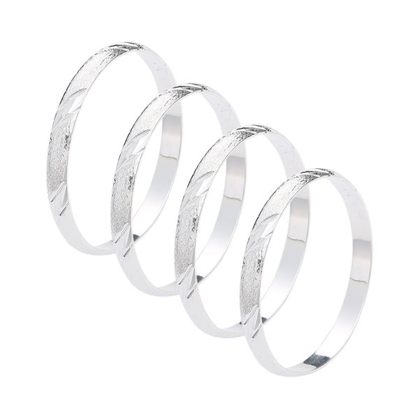 silver color 4pcs dubai women cuff bracelet african arab ethiopian bangles jewelry, White
silver color 4pcs dubai women cuff bracelet african arab ethiopian bangles jewelry, White