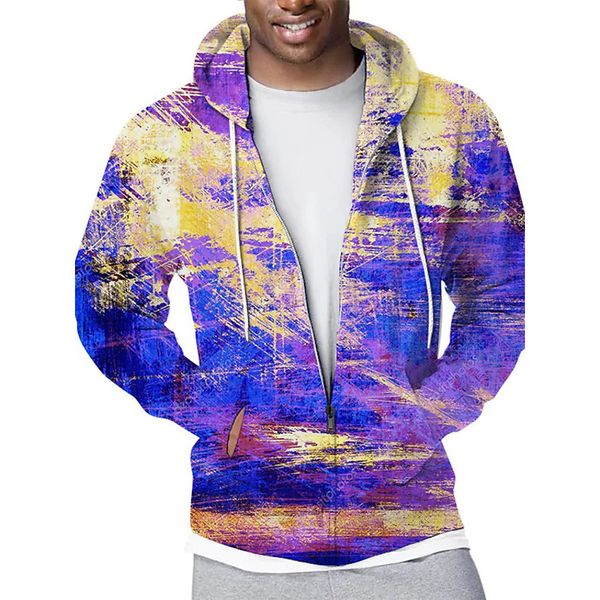 colored squares pattern men s zip-up hoodie visual impact party punk goth round neck sweater hoodie, Black
colored squares pattern men s zip-up hoodie visual impact party punk goth round neck sweater hoodie, Black