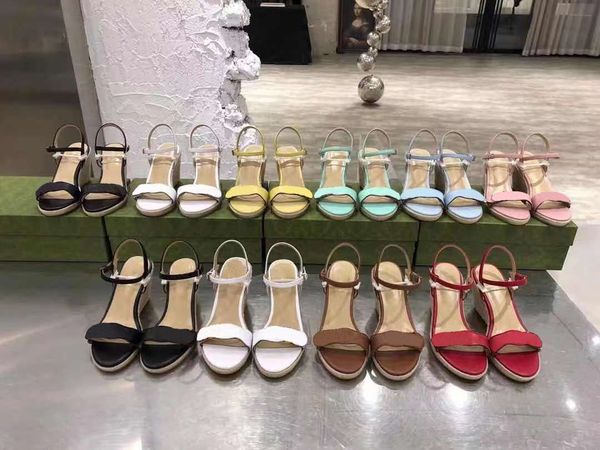 classic slope heel sandals luxury designer leather party metal buckle professional sandal fashion comfortable beach holiday size 35-41, Black
classic slope heel sandals luxury designer leather party metal buckle professional sandal fashion comfortable beach holiday size 35-41, Black