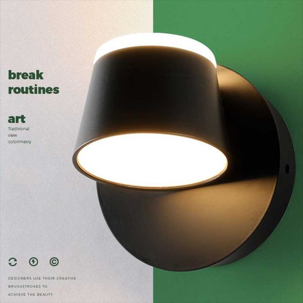 wall lamp 12/24/36w led light modern creative 350° rotatable bedroom bedside living room mounted luminaire
wall lamp 12/24/36w led light modern creative 350° rotatable bedroom bedside living room mounted luminaire