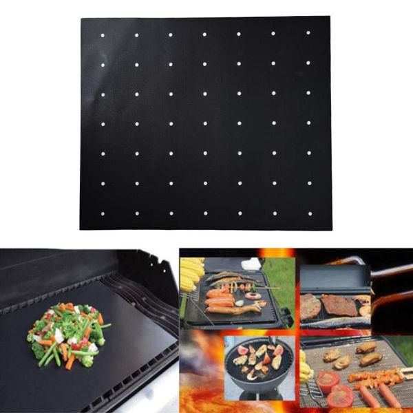tools & accessories bbq grill mat nonstick grilling pad with holes barbecue fireproof reusable baking works on charcoal electric gas grills
tools & accessories bbq grill mat nonstick grilling pad with holes barbecue fireproof reusable baking works on charcoal electric gas grills