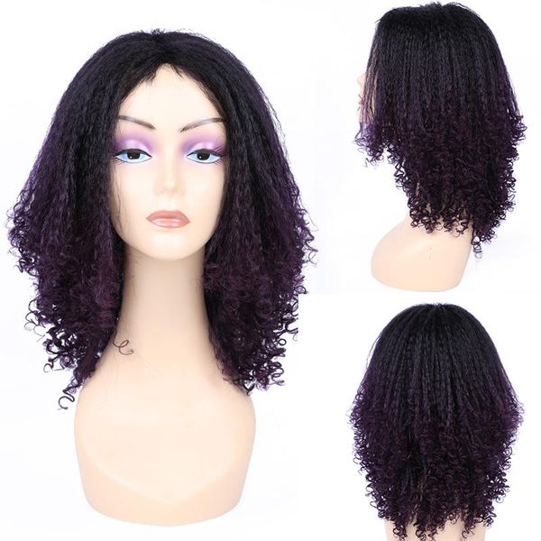 synthetic wigs afro kinky curly for african women natural short jerry high temperature female ombre fake hair, Black
synthetic wigs afro kinky curly for african women natural short jerry high temperature female ombre fake hair, Black