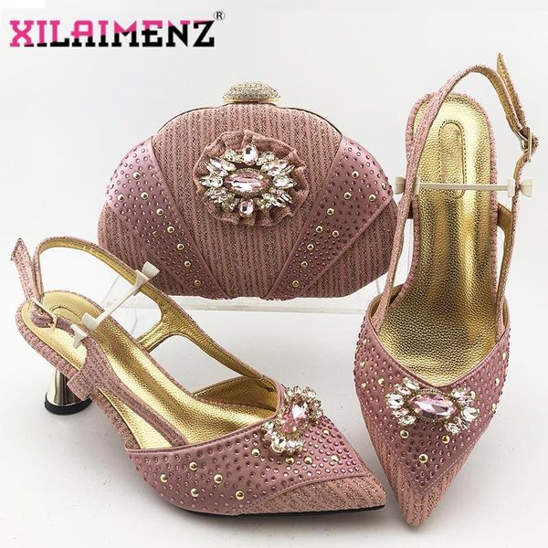 dress shoes 2021 pink color nigerian design and bags to match set italian women wedding sets with shinning crystal, Black
dress shoes 2021 pink color nigerian design and bags to match set italian women wedding sets with shinning crystal, Black