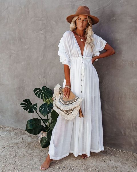 cover-ups long white tunic dress casual summer beach dress women plus size beach wear cover up dress woman clothing 210521, Black;gray
cover-ups long white tunic dress casual summer beach dress women plus size beach wear cover up dress woman clothing 210521, Black;gray
