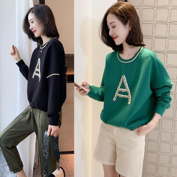 spring 2021 women's embroidered sweater loose foreign style t-shirt, White
spring 2021 women's embroidered sweater loose foreign style t-shirt, White