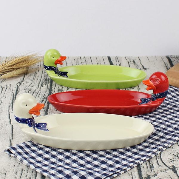 dishes & plates creative oval ceramic duck plate cartoon cute animal household salad fruit dessert dish kitchen tableware porcelain modern
dishes & plates creative oval ceramic duck plate cartoon cute animal household salad fruit dessert dish kitchen tableware porcelain modern